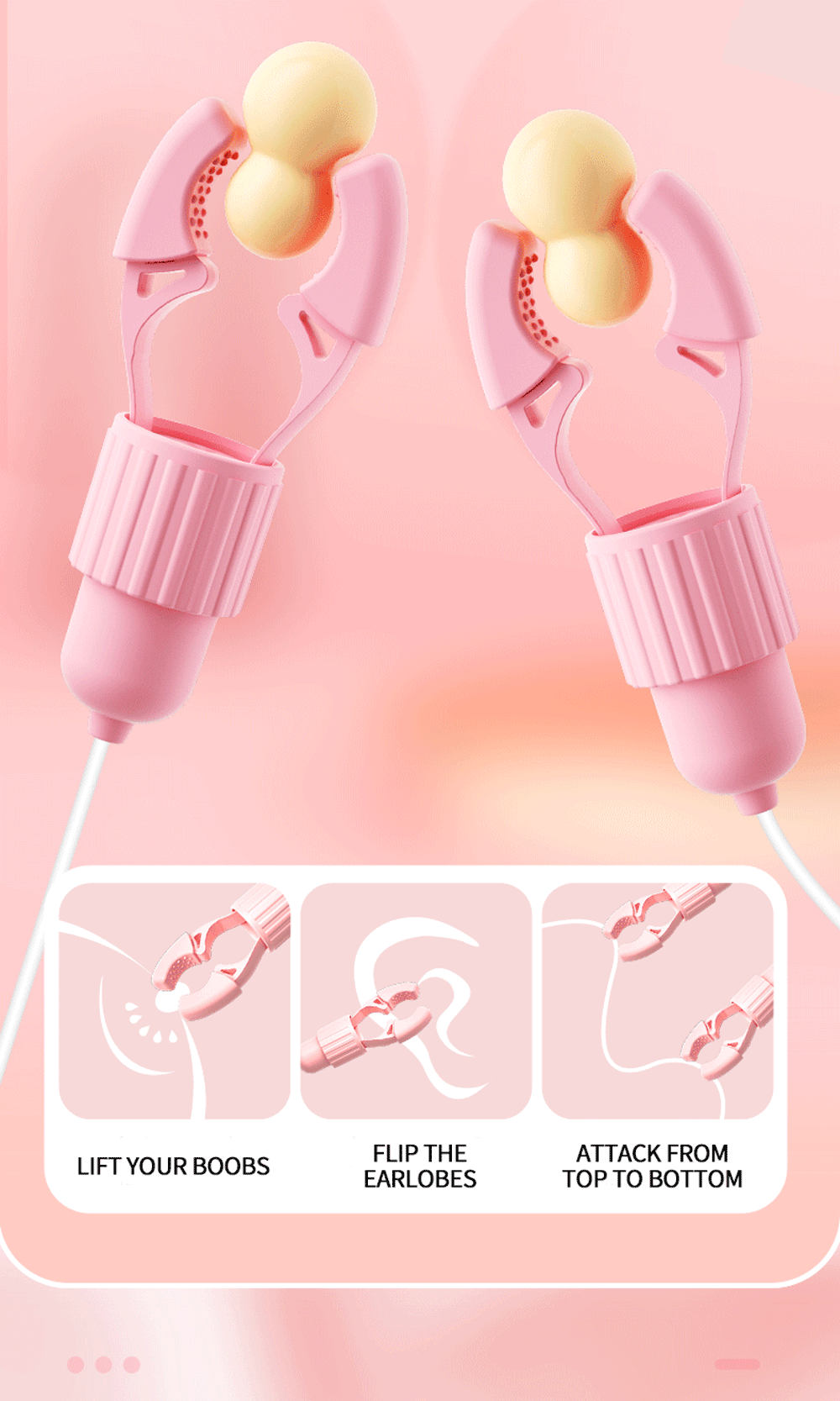 Nipple Vibrator Vibrating Clamps Clitoral Clip Breast Massage Clitoral Stimulation Masturbator Female Sex Toy for Women Adult18+ Nipple Vibrator Vibrating Clamps Clitoral Clip Breast Massage Clitoral Stimulation Masturbator Female Sex Toy for Women Adult18+