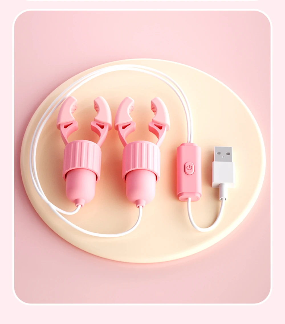 Nipple Vibrator Vibrating Clamps Clitoral Clip Breast Massage Clitoral Stimulation Masturbator Female Sex Toy for Women Adult18+ Nipple Vibrator Vibrating Clamps Clitoral Clip Breast Massage Clitoral Stimulation Masturbator Female Sex Toy for Women Adult18+