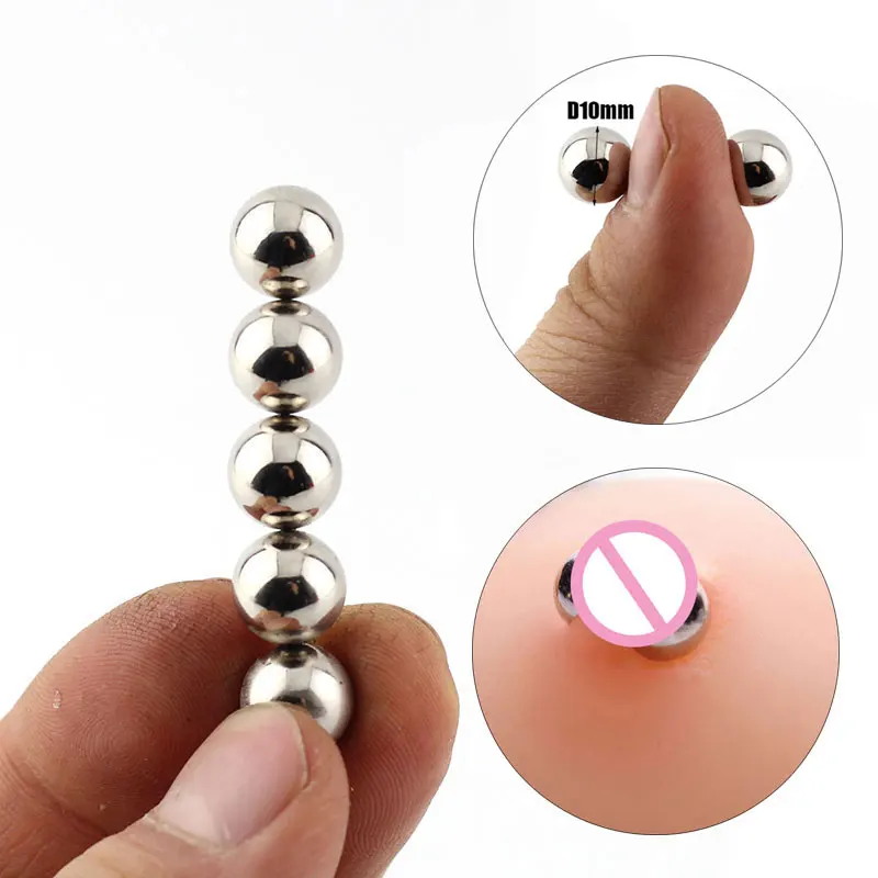 Powerful Magnetic Ball Nipple Clamps Vagina Clitoris Stimulator BDSM Bondage Labia clip Sex Toys For Women Nipple Tease Powerful Magnetic Ball Nipple Clamps Vagina Clitoris Stimulator BDSM Bondage Labia clip Sex Toys For Women Nipple Tease