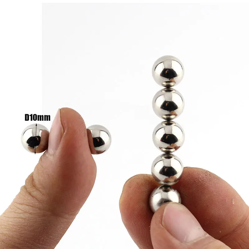 Powerful Magnetic Ball Nipple Clamps Vagina Clitoris Stimulator BDSM Bondage Labia clip Sex Toys For Women Nipple Tease