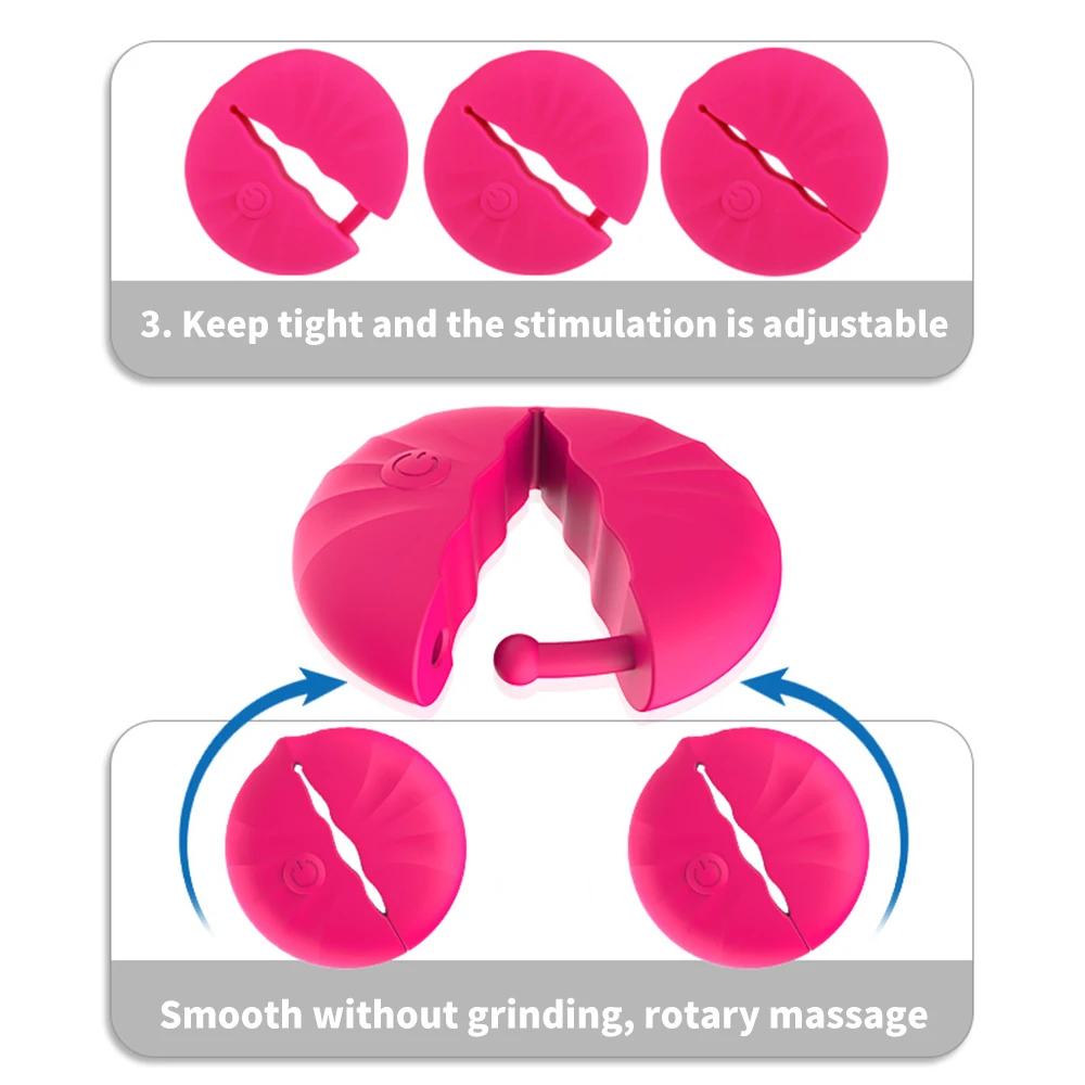 Wireless Remote Control Nipple Clamp Vibrator Silicone Breast Massage Nipple Clip Stimulate Adults Sex Toys for Women Couples