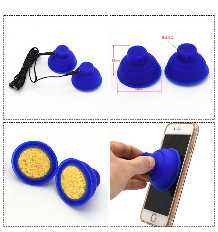 Electric Shock Nipple Clamp Breast Massage Pads BDSM Bondage E-stim Clitoris Clip Electro Stimulation Gloves Sex Toys For Women