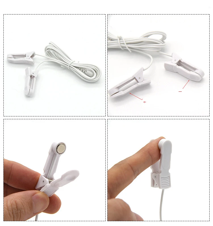 Electric Shock Nipple Clamp Breast Massage Pads BDSM Bondage E-stim Clitoris Clip Electro Stimulation Gloves Sex Toys For Women