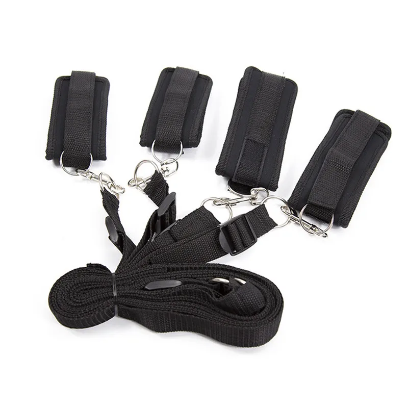 Bdsm Fetish Slave Sex Swing Couples Bed Wrist And Ankle Cuff Bondage Women Adjustable SM Handcuffs Adult Games Erotic Sex Toys Bdsm Fetish Slave Sex Swing Couples Bed Wrist And Ankle Cuff Bondage Women Adjustable SM Handcuffs Adult Games Erotic Sex Toys