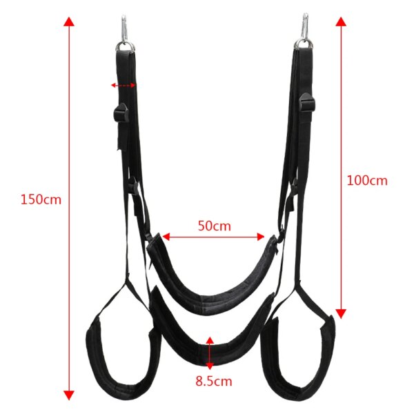 Sex Swing SM Bondage Belt Ankle Wrist Suspension Sex furniture Fetish Restraints Sex Toys for Couples Adult Games