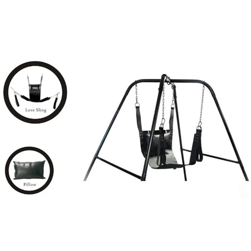 Sex Toys for Couples Two Erotic Product Sex Swing BDSM Bondage Sling Leather Bed Hammock Pillow Love Positions Adult Games Chair