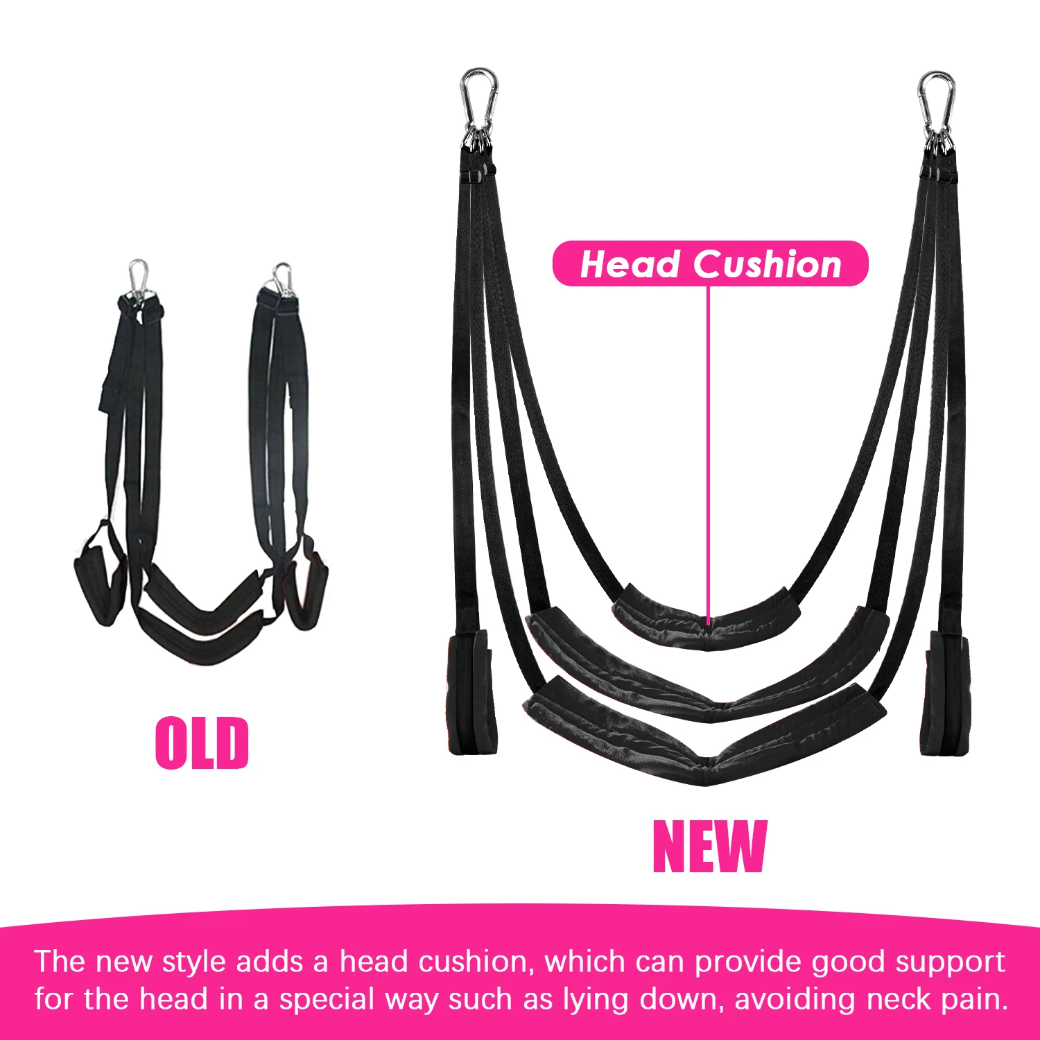 Sex Swing Sexy Bondage Constraint BDSM Adult Couple Hanging Toy Adjustable Strap