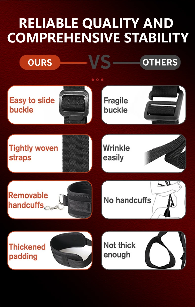 Sexual Swing Sex Bondage SM Upgraded Hand and Leg Straps Adult Couples Women Binding and Restraining Hand and Leg Handcuffs sets Sexual Swing Sex Bondage SM Upgraded Hand and Leg Straps Adult Couples Women Binding and Restraining Hand and Leg Handcuffs sets