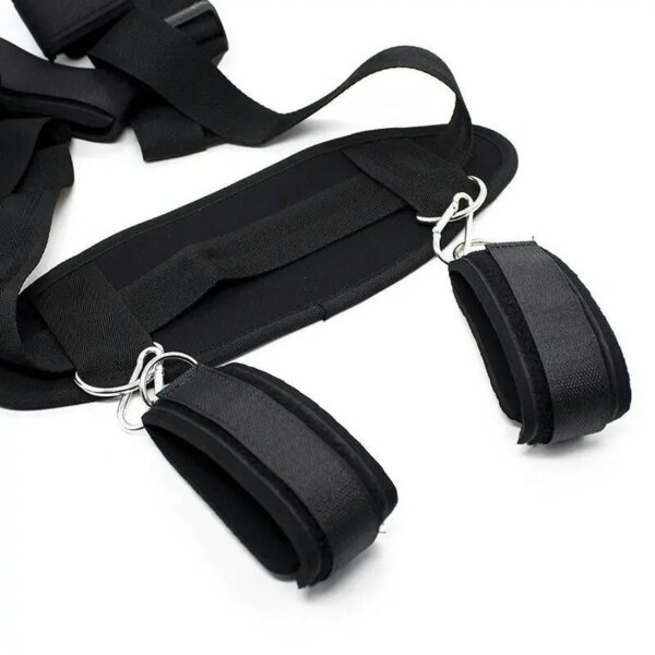 Sex Toys For Couples Self Bandage Restraints Belt BDSM Sets Shoulder Sex Swing Leg Spreader Rope SM Slave Harness Adult Game