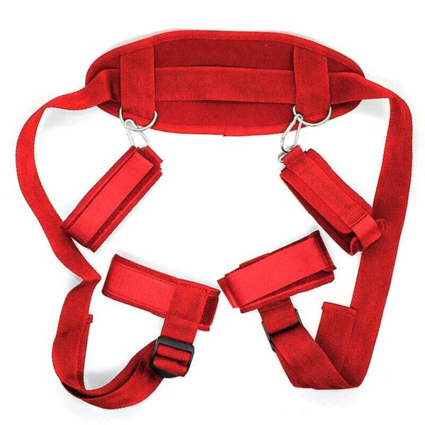 Sex Toys For Couples Self Bandage Restraints Belt BDSM Sets Shoulder Sex Swing Leg Spreader Rope SM Slave Harness Adult Game
