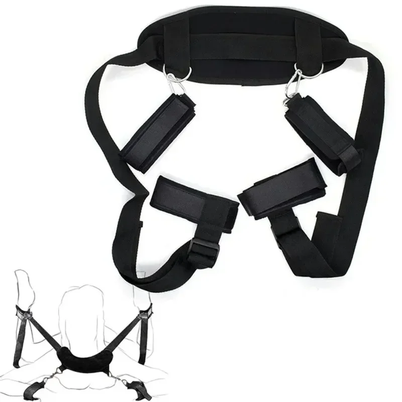 Sex Swing Soft Bondage Restraints Open Leg Love Position Swing SM Tool Bdsm Kit Couple Sex Games Adjustable Sex Toys for Women Sex Swing Soft Bondage Restraints Open Leg Love Position Swing SM Tool Bdsm Kit Couple Sex Games Adjustable Sex Toys for Women