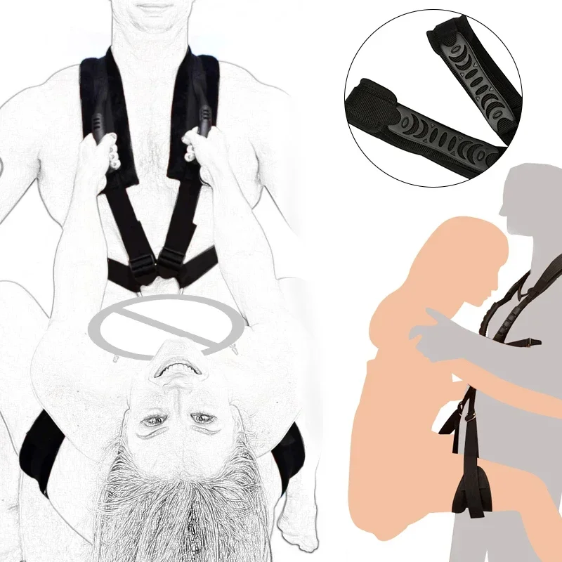 Sex Swing Soft Bondage Restraints Open Leg Love Position Swing SM Tool Bdsm Kit Couple Sex Games Adjustable Sex Toys for Women Sex Swing Soft Bondage Restraints Open Leg Love Position Swing SM Tool Bdsm Kit Couple Sex Games Adjustable Sex Toys for Women