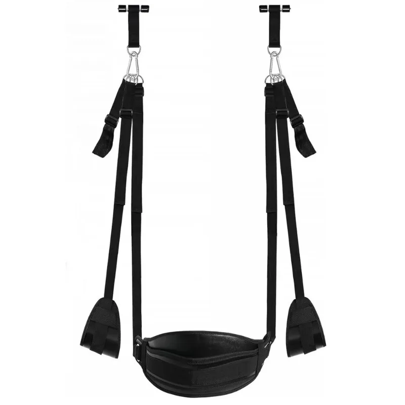 BDSM Bondage Door Sex Swing with Seat, Adjustable Straps Door Restraints Things Adult Sex Toys for Couples,Holds Up To 300lbs