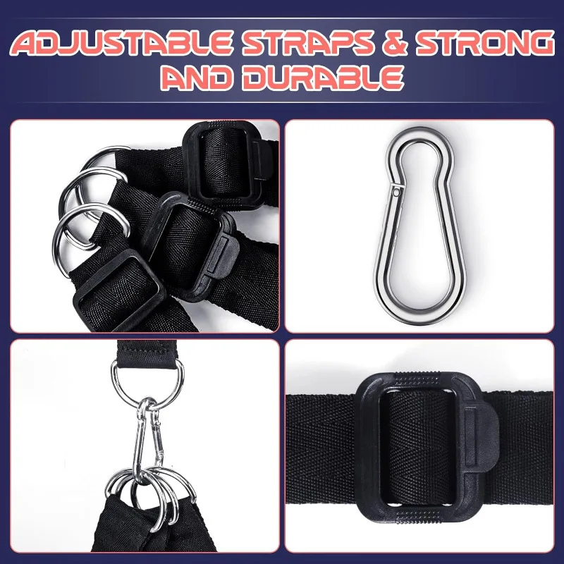 BDSM Bondage Door Sex Swing with Seat, Adjustable Straps Door Restraints Things Adult Sex Toys for Couples,Holds Up To 300lbs