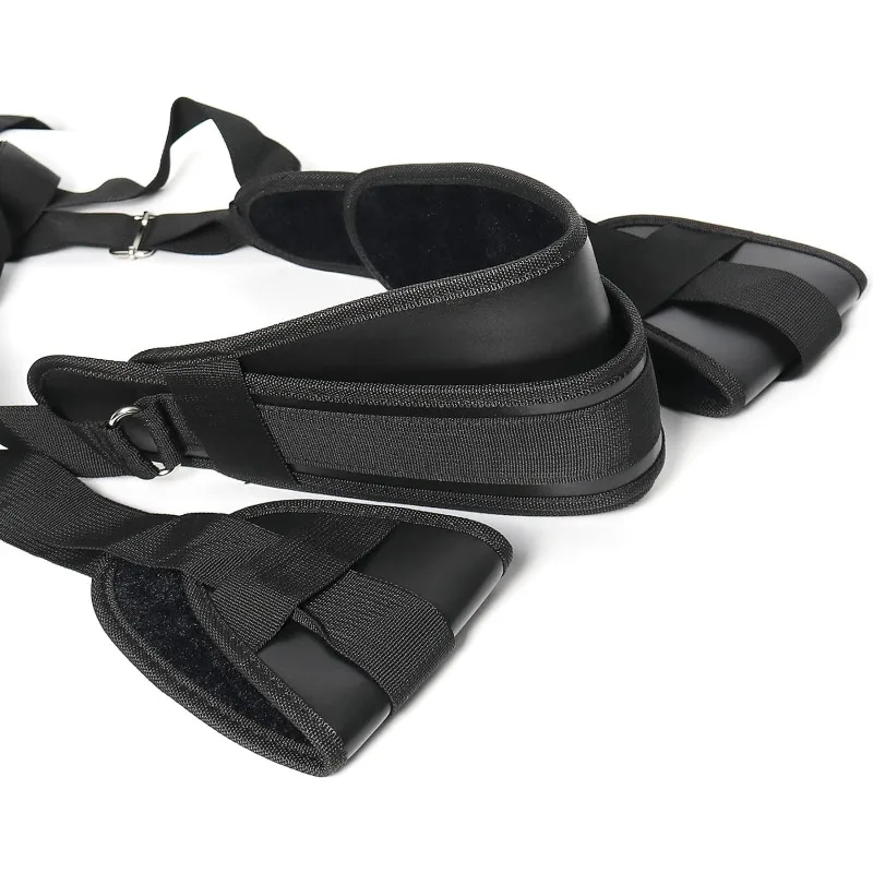 BDSM Bondage Door Sex Swing with Seat, Adjustable Straps Door Restraints Things Adult Sex Toys for Couples,Holds Up To 300lbs