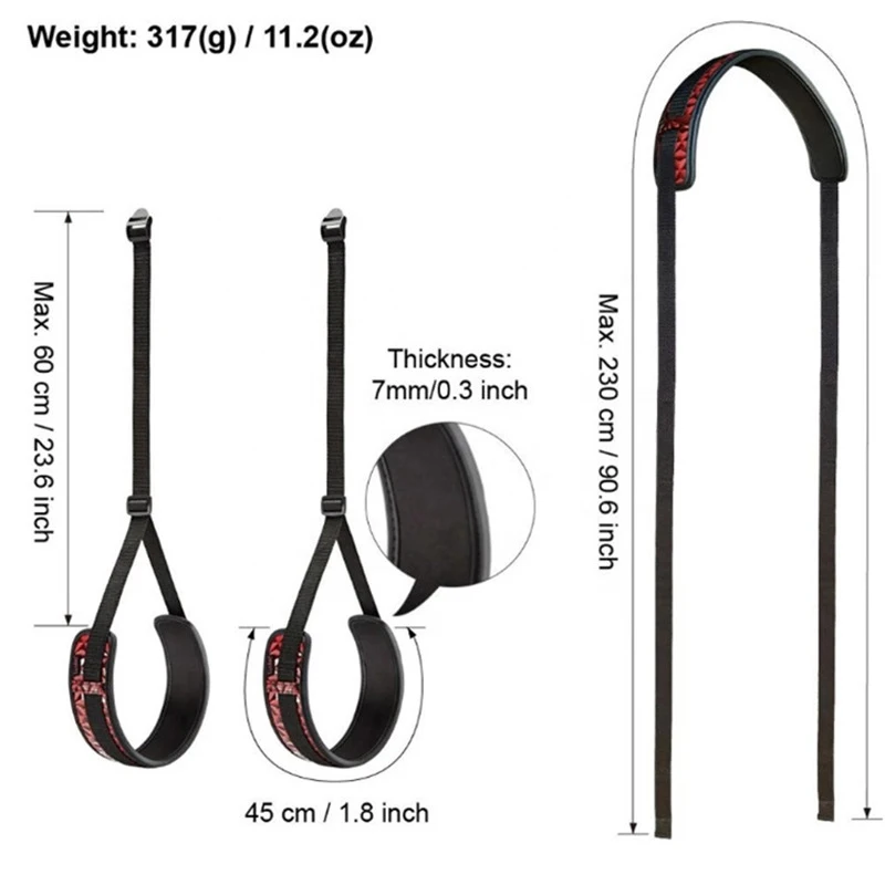 SM Thigh Restraint Sling Legs Binding Adult Sex Products Sex Swing Bondage Set Slave Fetish Toy for Women Couple Sex Shop Couple
