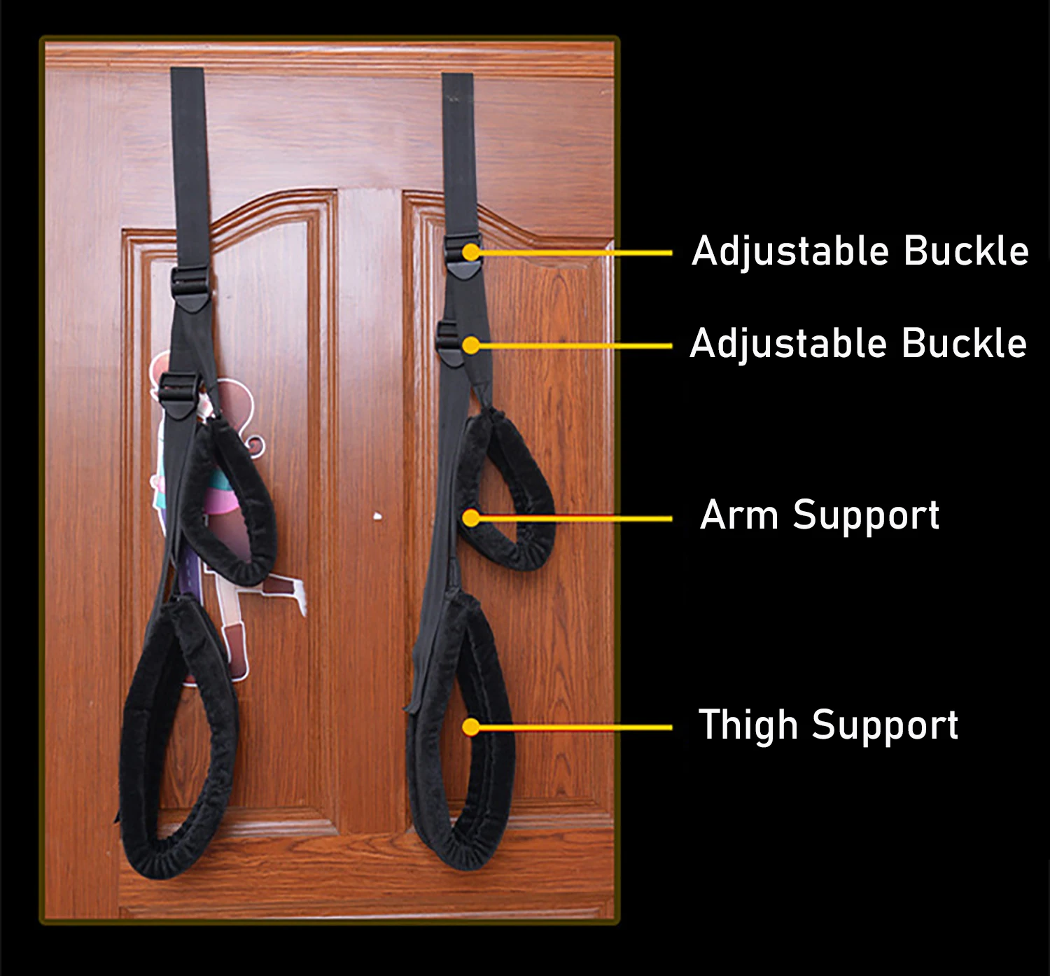 Door Swing Adjustable Sex Swing BDSM Games Sex Bondage Swing Spreader Leg Open for Women Adult Sex Toys for Couple Sex Flirting