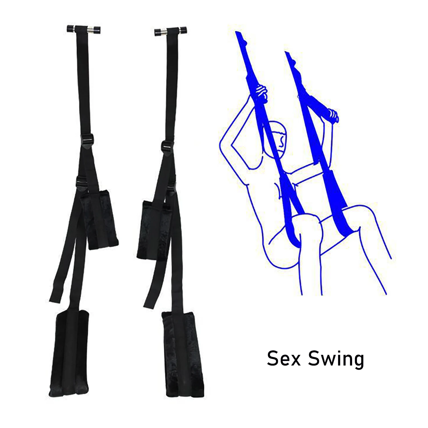 Door Swing Adjustable Sex Swing BDSM Games Sex Bondage Swing Spreader Leg Open for Women Adult Sex Toys for Couple Sex Flirting