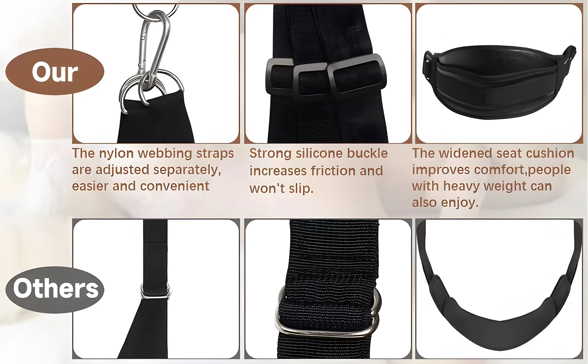 BDSM Adjustable Sex Swing Soft Material Straps Fetish Bandage Game Chairs Hanging Door Swing Erotic Sex Toys For Couples Sex SM BDSM Adjustable Sex Swing Soft Material Straps Fetish Bandage Game Chairs Hanging Door Swing Erotic Sex Toys For Couples Sex SM
