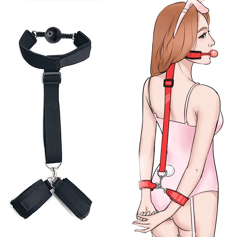 Erotic Adult Games Sex Toys For Couples Open Leg BDSM Bondage Restraints Nylon Chastity Sex Swing Ankle Handcuffs Kit Sex Shop