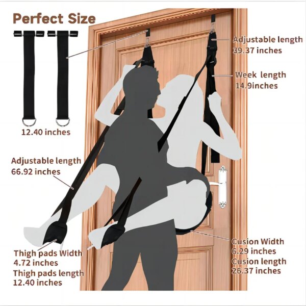 Sex Toys for Couples Erotic Product Sex Swing Soft Sex Furniture BDSM Fetish Bondage Love Adult Games Chairs Hanging Door Swings