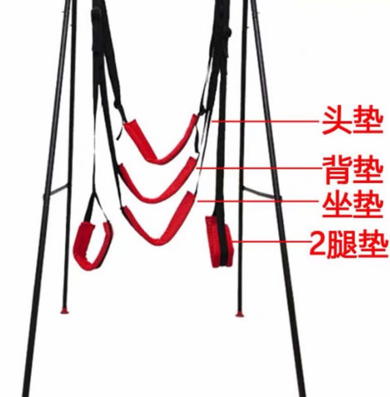 Sex Swing Metal Tripod Stents Sexual Furniture Fetish Bondage Adult Products Chairs Hanging Pleasure Sex Toys for Couples Women