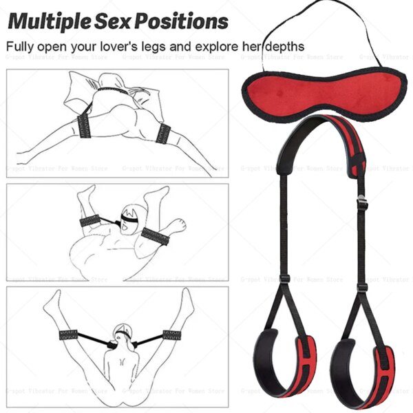Adult Bdsm Bondage Sex Toys For Women Couples Slave Erotic Products Open Legs Slave Harness Furniture Sex Swing Erotic Sex Shop