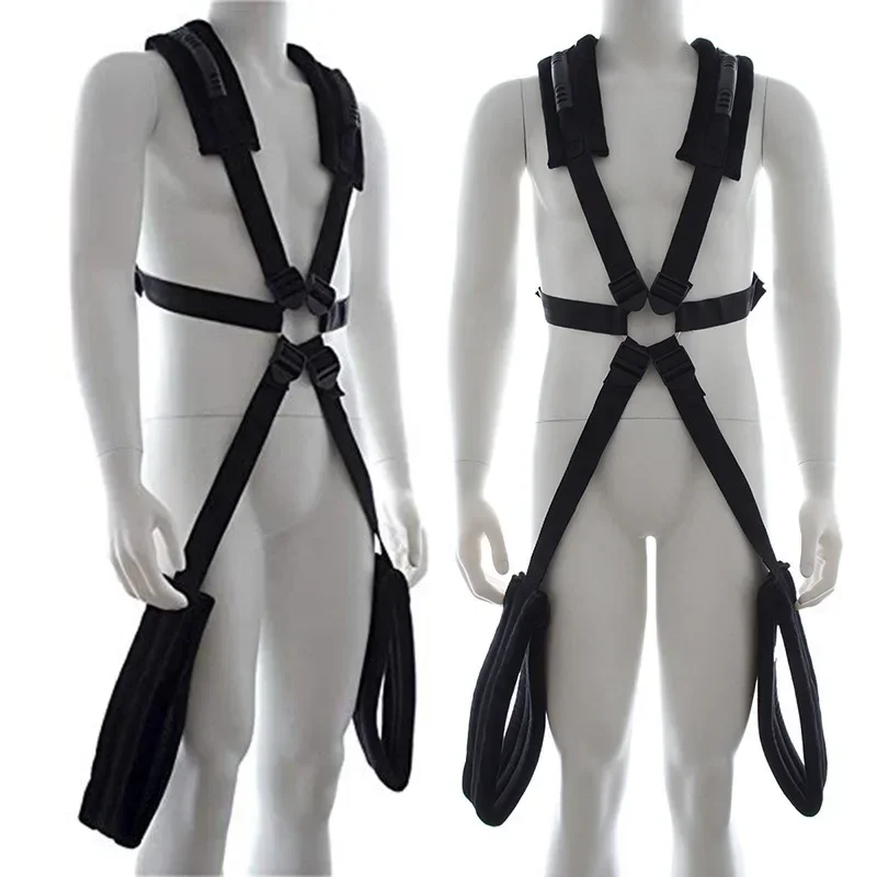 Sex toys for couples self bandage Restraints Belt BDSM sets Shoulder Sex Swing leg spreader Rope SM Slave harness adult game Sex toys for couples self bandage Restraints Belt BDSM sets Shoulder Sex Swing leg spreader Rope SM Slave harness adult game