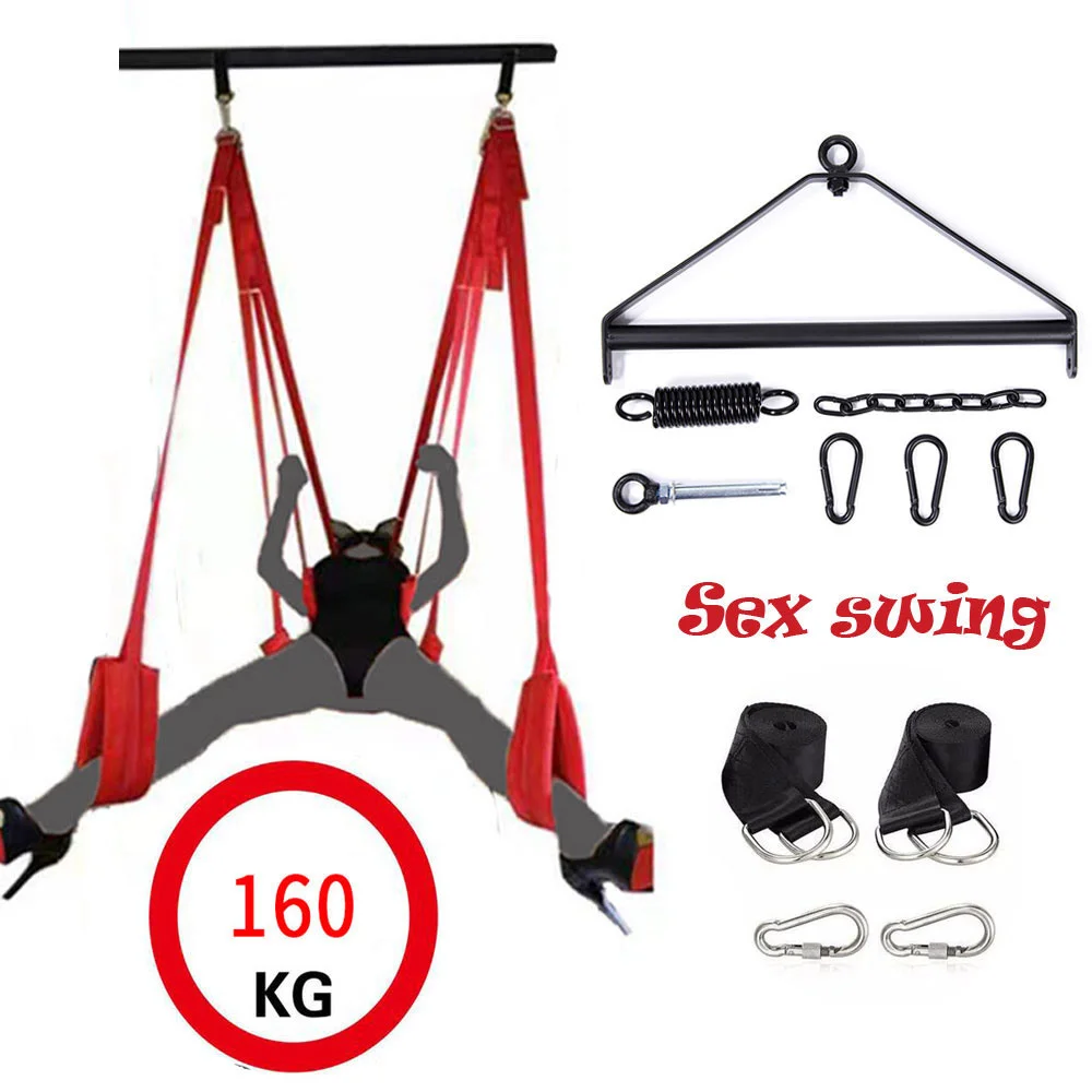 BDSM Bondage Set Hanging Door Soft Sex Swing Toys For Women Men Couple Slave Restraint Erotic Sexual Hamess Couples Sex Toys