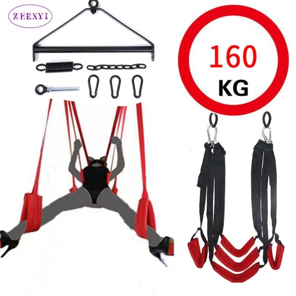 BDSM Bondage Set Hanging Door Soft Sex Swing Toys For Women Men Couple Slave Restraint Erotic Sexual Hamess Couples Sex Toys