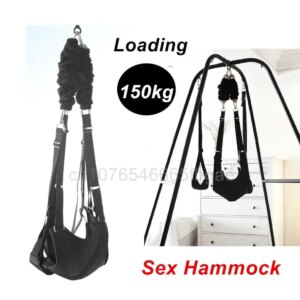 Portable Hanging Sex Swing Erotic Position Chair Bongee Sling Rope Sex Hammock BDSM Furniture Toys for Couples Two Adult Games