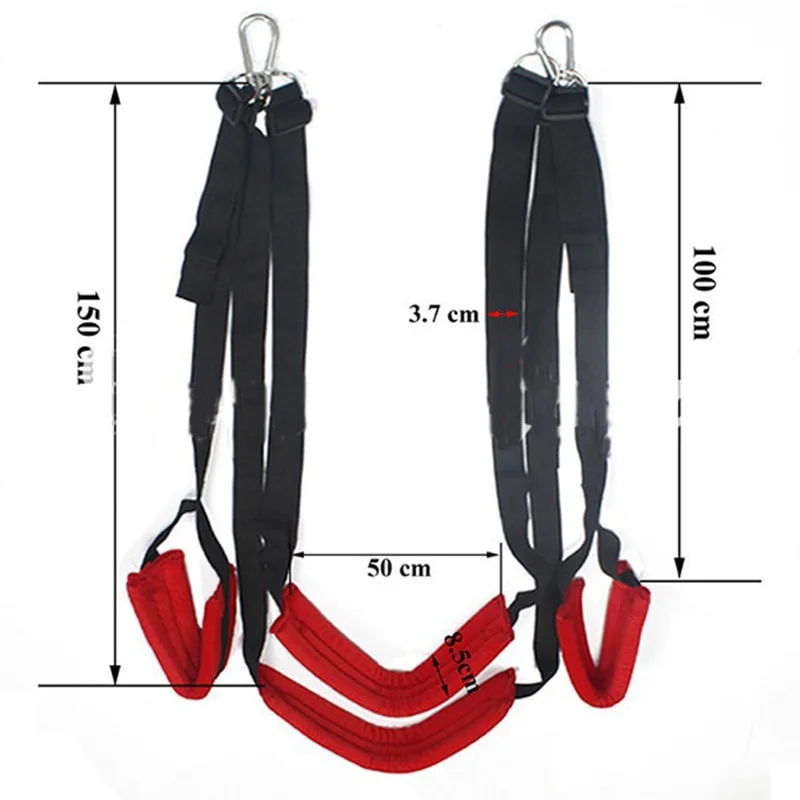HESEKS Sex nylon swing BDSM Ankle Cuff Slave Soft Sex Furniture Fetish Bandage Swing Sex Erotic Toys Sex furniture sex shop 18 HESEKS Sex nylon swing BDSM Ankle Cuff Slave Soft Sex Furniture Fetish Bandage Swing Sex Erotic Toys Sex furniture sex shop 18