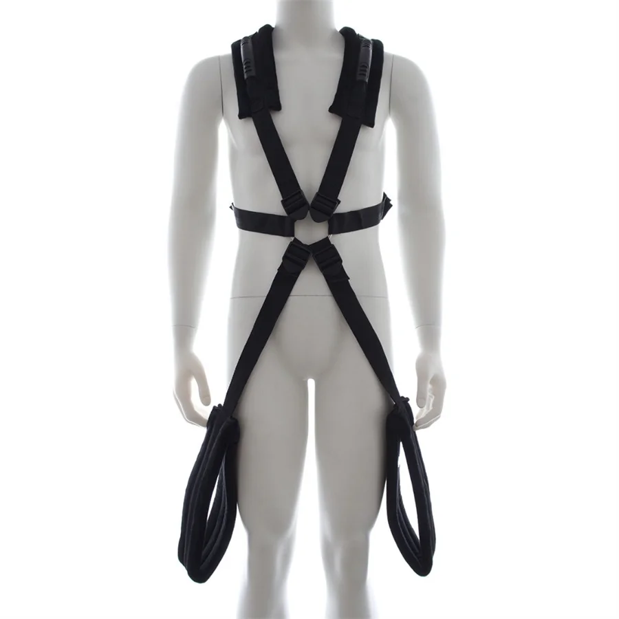 Shoulder Sex Swing Leg Spreader Rope Self Bandage Restraints Belt Harness Adult Games Sex Swing Erotic Sex Toys For Couples