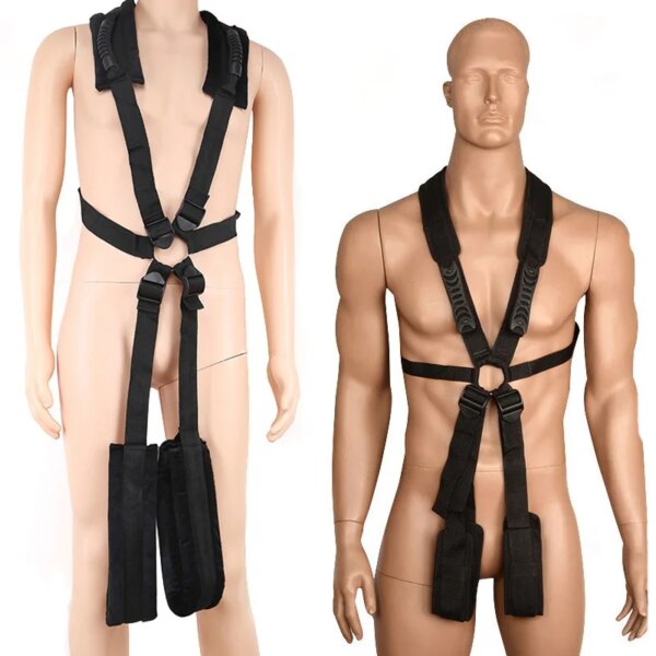 Sex toys for couples self bandage Restraints Belt BDSM sets Shoulder Sex Swing leg spreader Rope SM Slave harness adult game