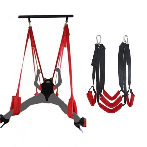 Sex Swing Metal Tripod Stents Sexual Furniture Fetish Bandage Adult Games Chairs Swings Erotic Toys For Couples 18+ Erotic Shop