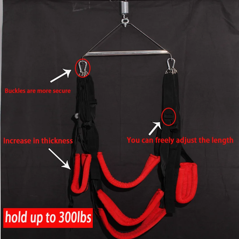 Upgraded Sex Swing Soft Sex Furniture Bondage Love Adult Games Chairs Hanging Door Swings Sex Toys for Couples Erotic Product Upgraded Sex Swing Soft Sex Furniture Bondage Love Adult Games Chairs Hanging Door Swings Sex Toys for Couples Erotic Product