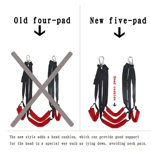 Upgraded Sex Swing Soft Sex Furniture Bondage Love Adult Games Chairs Hanging Door Swings Sex Toys for Couples Erotic Product Upgraded Sex Swing Soft Sex Furniture Bondage Love Adult Games Chairs Hanging Door Swings Sex Toys for Couples Erotic Product