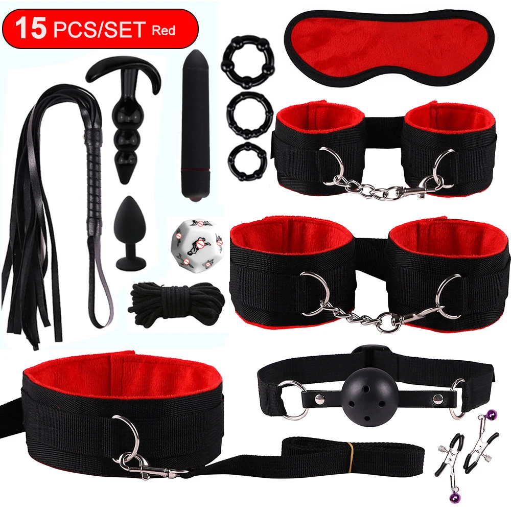 Sex Toys Adult Flirtation For Women BDSM Sexual Couples Kit Adult Sexy Toys Erotic Bondage Sex Toys Suit With Slave Adult Games Sex Toys Adult Flirtation For Women BDSM Sexual Couples Kit Adult Sexy Toys Erotic Bondage Sex Toys Suit With Slave Adult Games