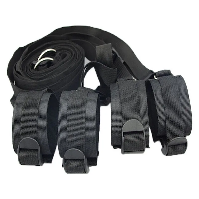 BDSM Bondage Set Adult Sex Game Handcuff Ankle Restraints Sextoy Couple Slave Sex Products Erotic Bed Strap System SM Soft Cuffs BDSM Bondage Set Adult Sex Game Handcuff Ankle Restraints Sextoy Couple Slave Sex Products Erotic Bed Strap System SM Soft Cuffs