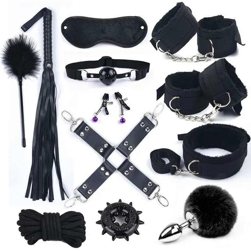 40CM Fox Tail Anal Plug Bondage Set Sex Toys For Women Whip Handcuffs For Sex Bdsm Exotic Adult Games 40CM Fox Tail Anal Plug Bondage Set Sex Toys For Women Whip Handcuffs For Sex Bdsm Exotic Adult Games