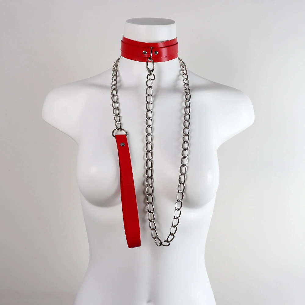 Bdsm Bondage Lingerie Sexy Chain Collar Harness Woman Accessories Erotic Leather Neck Harness Fetish Wear Women Gothic Lingerie Bdsm Bondage Lingerie Sexy Chain Collar Harness Woman Accessories Erotic Leather Neck Harness Fetish Wear Women Gothic Lingerie