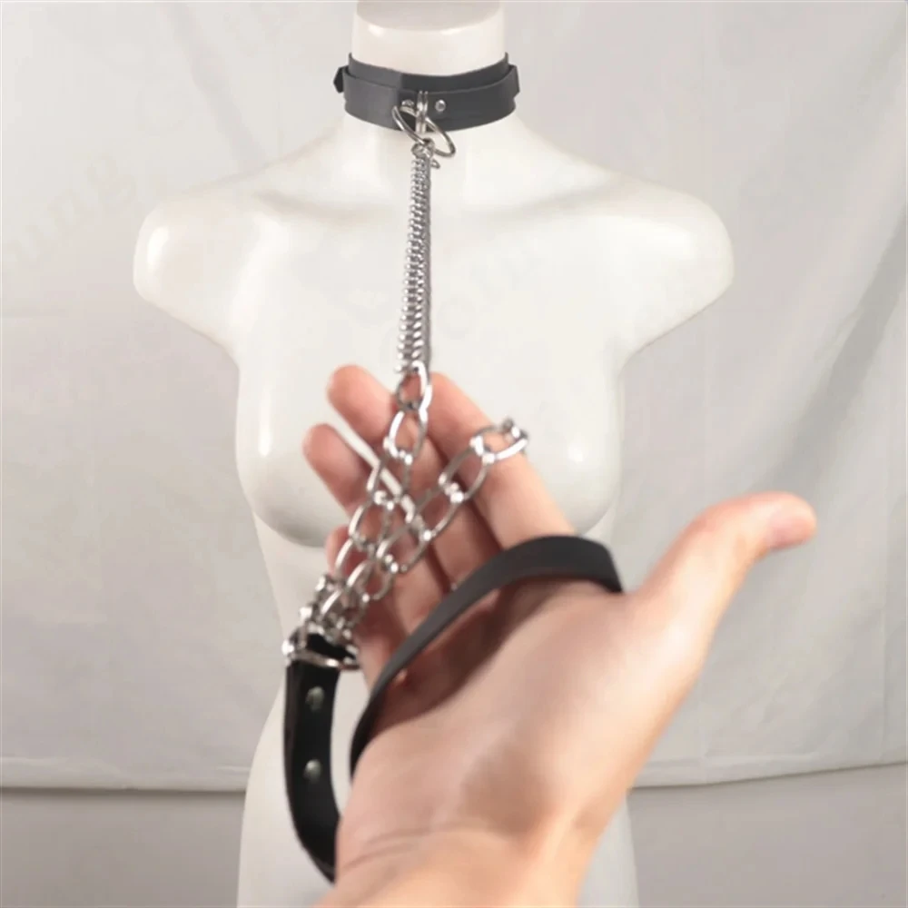 Bdsm Bondage Lingerie Sexy Chain Collar Harness Woman Accessories Erotic Leather Neck Harness Fetish Wear Women Gothic Lingerie Bdsm Bondage Lingerie Sexy Chain Collar Harness Woman Accessories Erotic Leather Neck Harness Fetish Wear Women Gothic Lingerie
