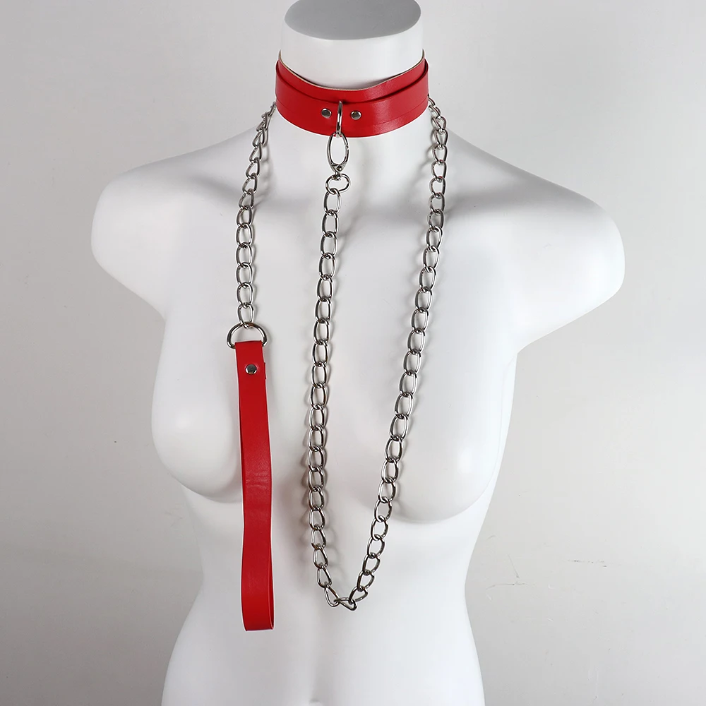 Bdsm Bondage Lingerie Sexy Chain Collar Harness Woman Accessories Erotic Leather Neck Harness Fetish Wear Women Gothic Lingerie Bdsm Bondage Lingerie Sexy Chain Collar Harness Woman Accessories Erotic Leather Neck Harness Fetish Wear Women Gothic Lingerie