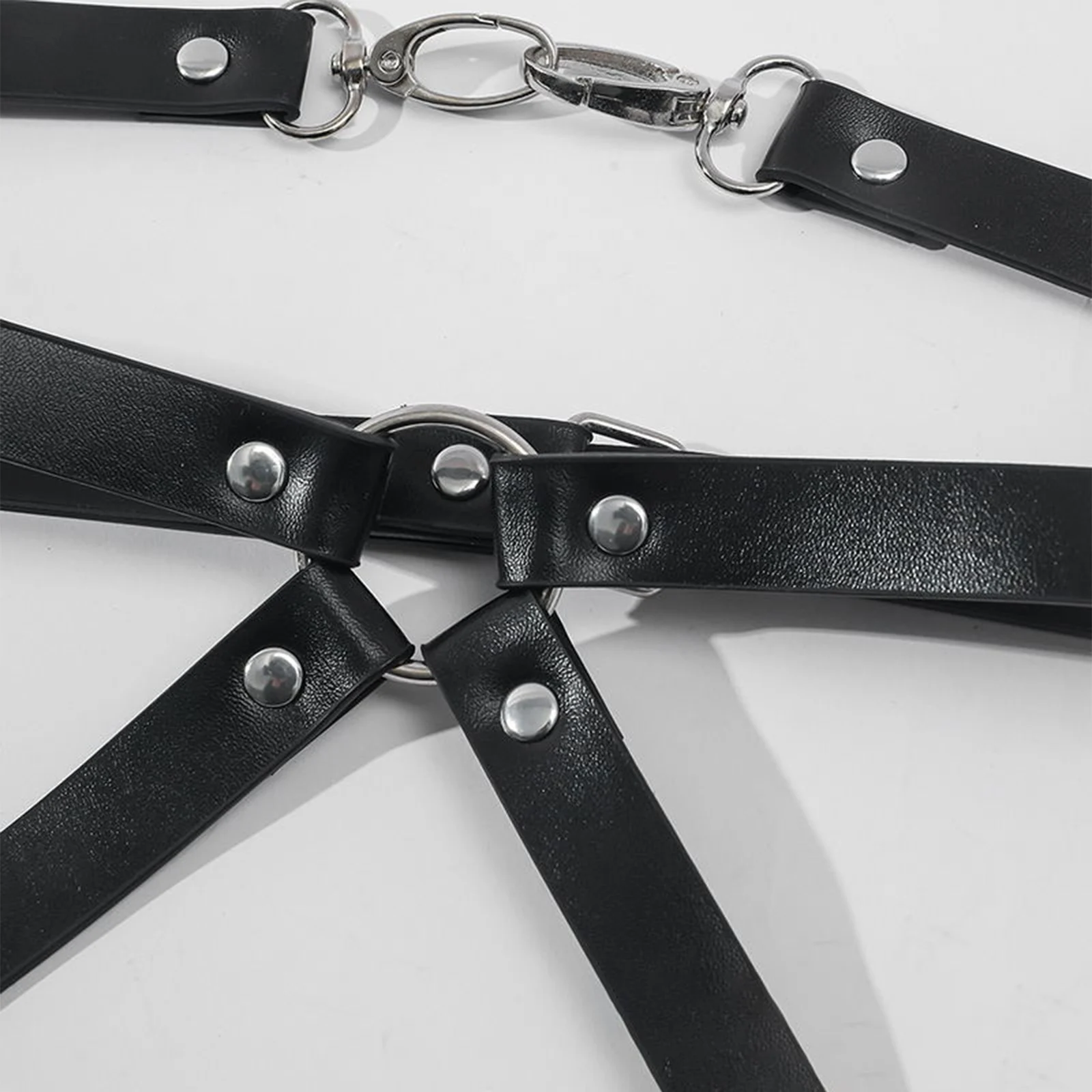 Handcuffs Sex Toys PU Leather Body Harness Cuffs Bondage Straps BDSM Kit Erotic Adult Sex Toys For Couples Party Sexy Accessorie