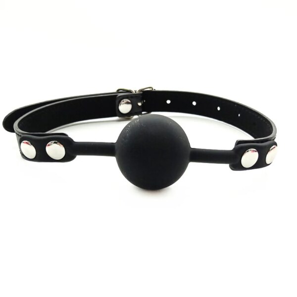 Soft Silicone Gag Ball Sex Toys Open Mouth Gag BDSM Bondage Mouth Ball Woman Couples Adult Games Erotic Accessories Harness