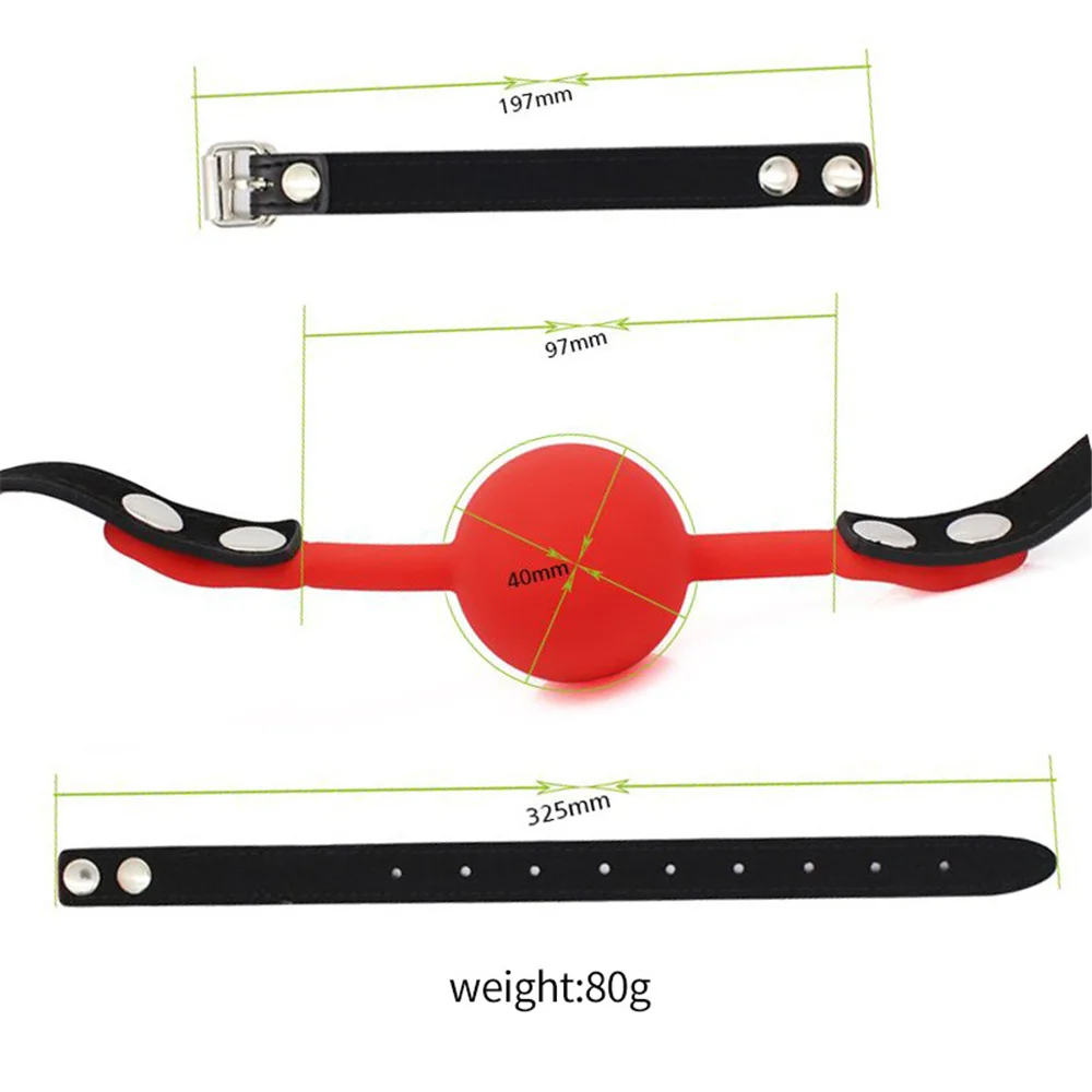 Soft Silicone Gag Ball Sex Toys Open Mouth Gag BDSM Bondage Mouth Ball Woman Couples Adult Games Erotic Accessories Harness Soft Silicone Gag Ball Sex Toys Open Mouth Gag BDSM Bondage Mouth Ball Woman Couples Adult Games Erotic Accessories Harness