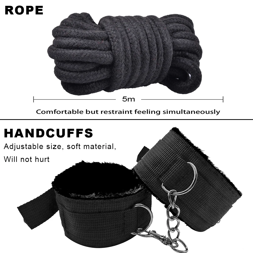 Sex Toy for Couple Suit 18 Adult Binding Handcuffs Anal Plug Bdsm Sex Kit for Women Sex Games Accessories Erotic Bullet Vibrator Sex Toy for Couple Suit 18 Adult Binding Handcuffs Anal Plug Bdsm Sex Kit for Women Sex Games Accessories Erotic Bullet Vibrator