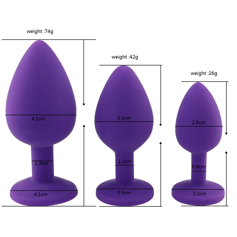 Soft SM Erotic Silicone Anal Plug Butt Unisex Bdsm Bondage Stopper Adult Games Prostate Massager Sex Toy For Men Women Couples