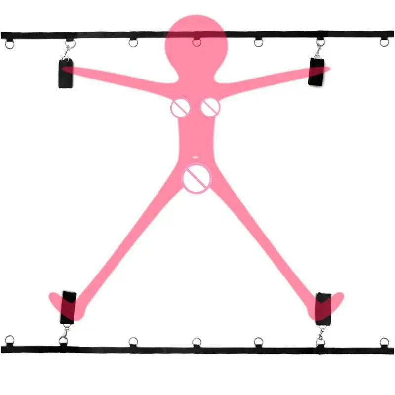 Bed Restraint Set Couple Sex Toys Bondage Handcuff Kit Adult Game Tool 18+ Erotic Tie Downs Arm Ankle Eyeblinder Flirting Sextoy Bed Restraint Set Couple Sex Toys Bondage Handcuff Kit Adult Game Tool 18+ Erotic Tie Downs Arm Ankle Eyeblinder Flirting Sextoy