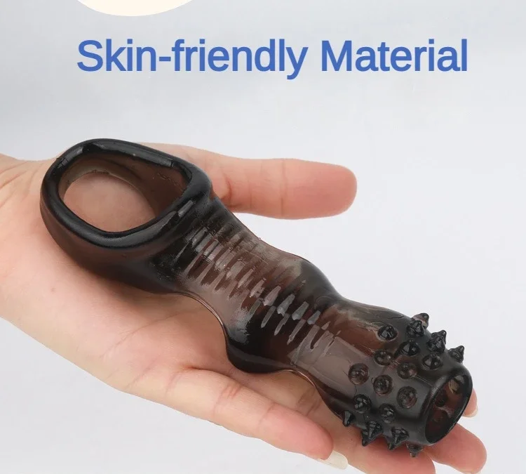 Silicone Reusable Bondage Delayed Ejaculation Penis Rooster Chastity Set Sex Toys For Men Stimulate Women Clitoris Sex Products